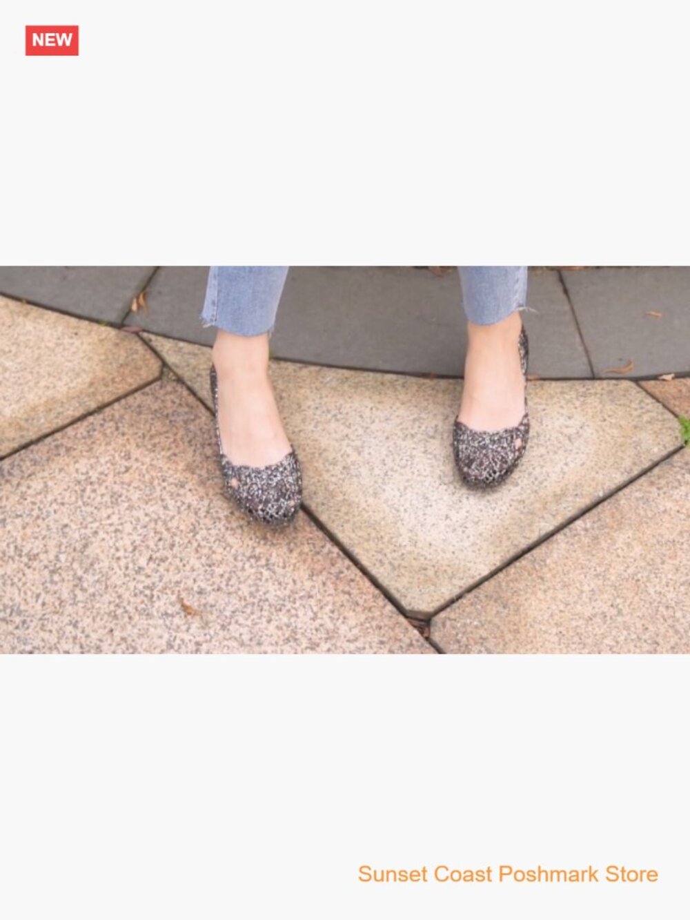 Jelly Ballet Flats Slip On Loafers Hollow Out Lightweight Casual Summer Shoes - Picture 7 of 7
